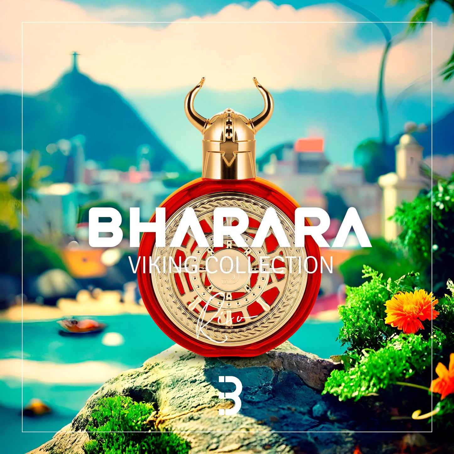Bharara Viking Rio detalle del frasco de perfume