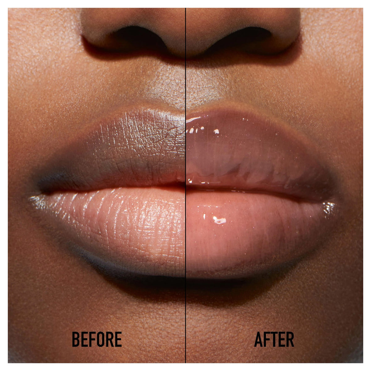 Efecto volumen y brillo del Dior Lip Maximizer 001 Pink