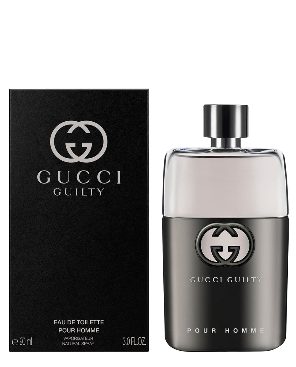 Gucci Guilty Pour Homme Eau de Toilette 90 ml frasco y caja
