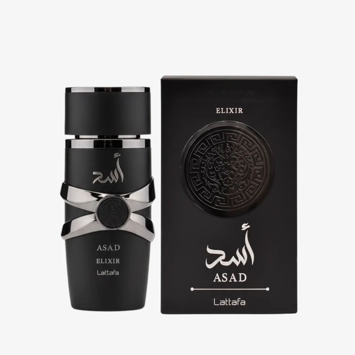 Asad Elixir Lattafa Eau de Parfum - perfume masculino amaderado intenso