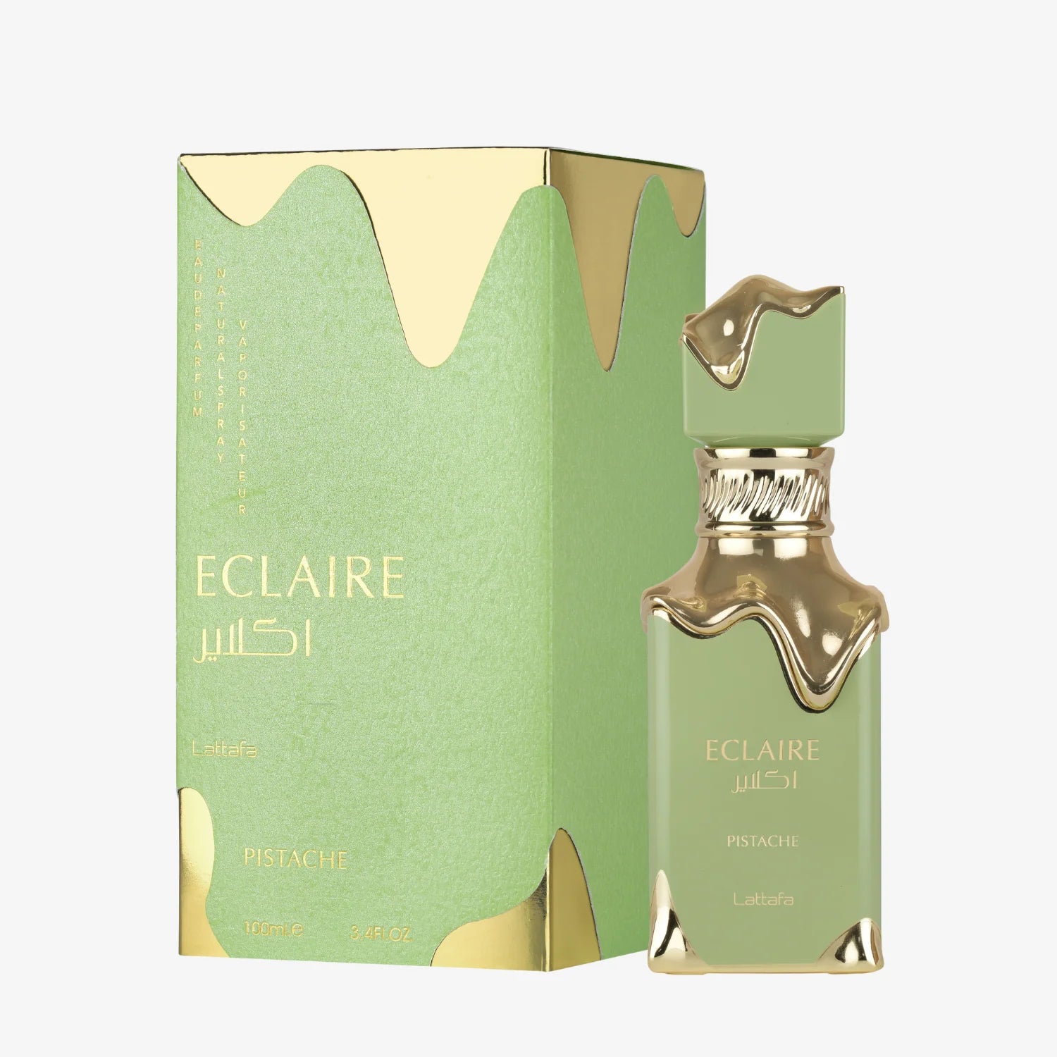 Lattafa Eclaire Pistache Eau de Parfum 100ml - perfume femenino pistacho