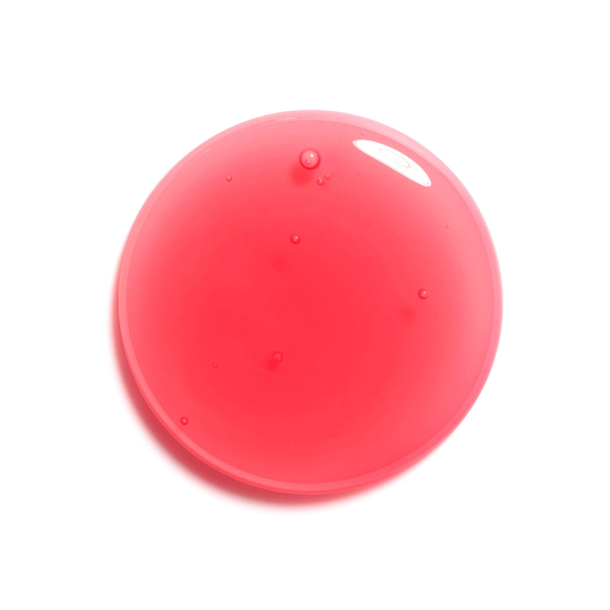 Swatch del tono 015 Cherry de Dior Addict Lip Glow Oil